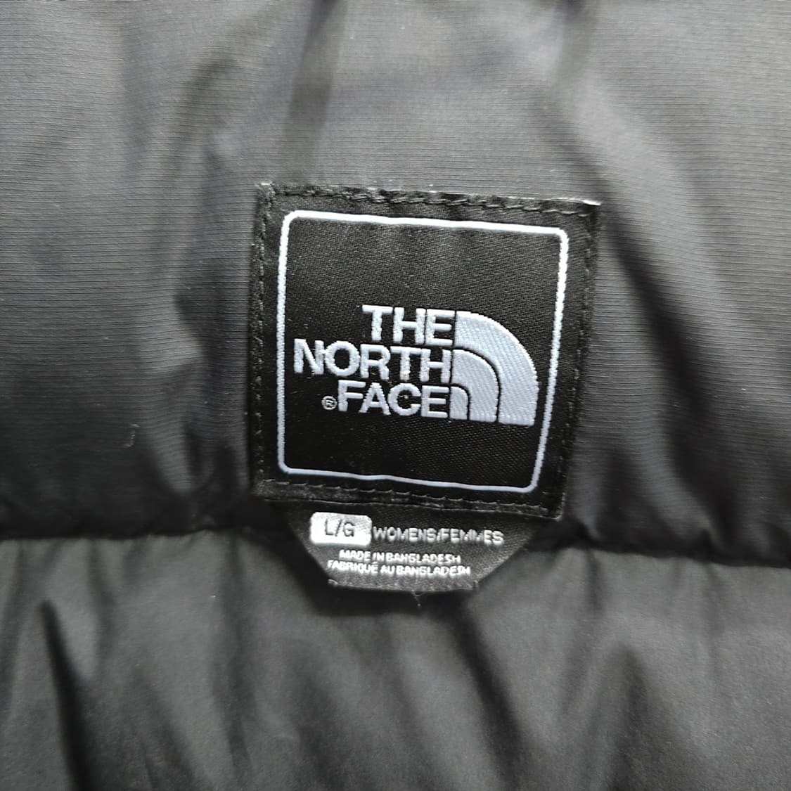 노스페이스 여성 구스다운 숏패딩 블랙 L 상품이미지8