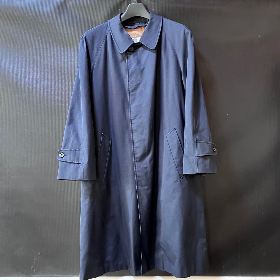 아쿠아스큐텀 잉글랜드 메이드 네이비 발마칸 코트 (울 라이너 포함) 상품이미지1