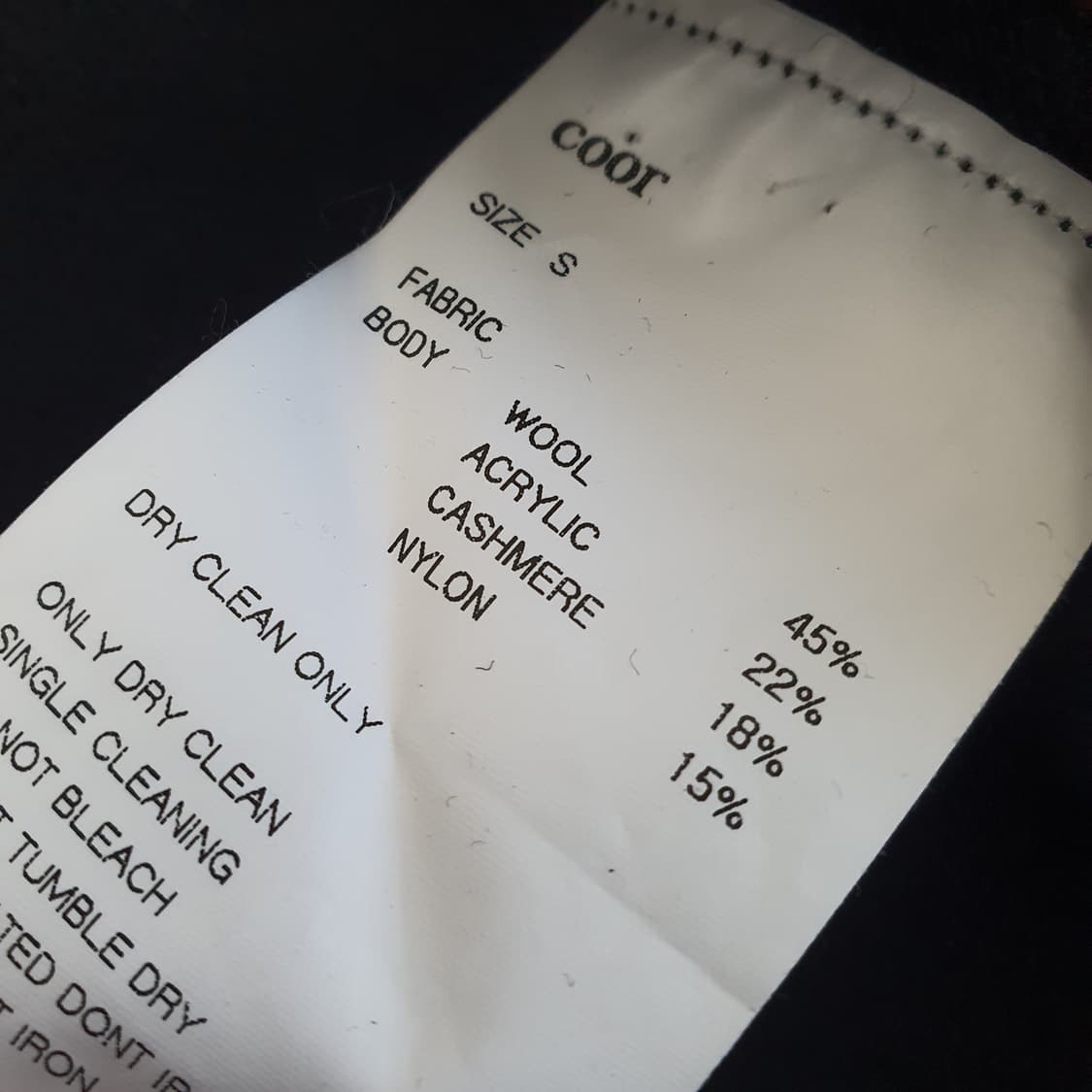 쿠어 울 캐시미어 니트 남자95 상품이미지4