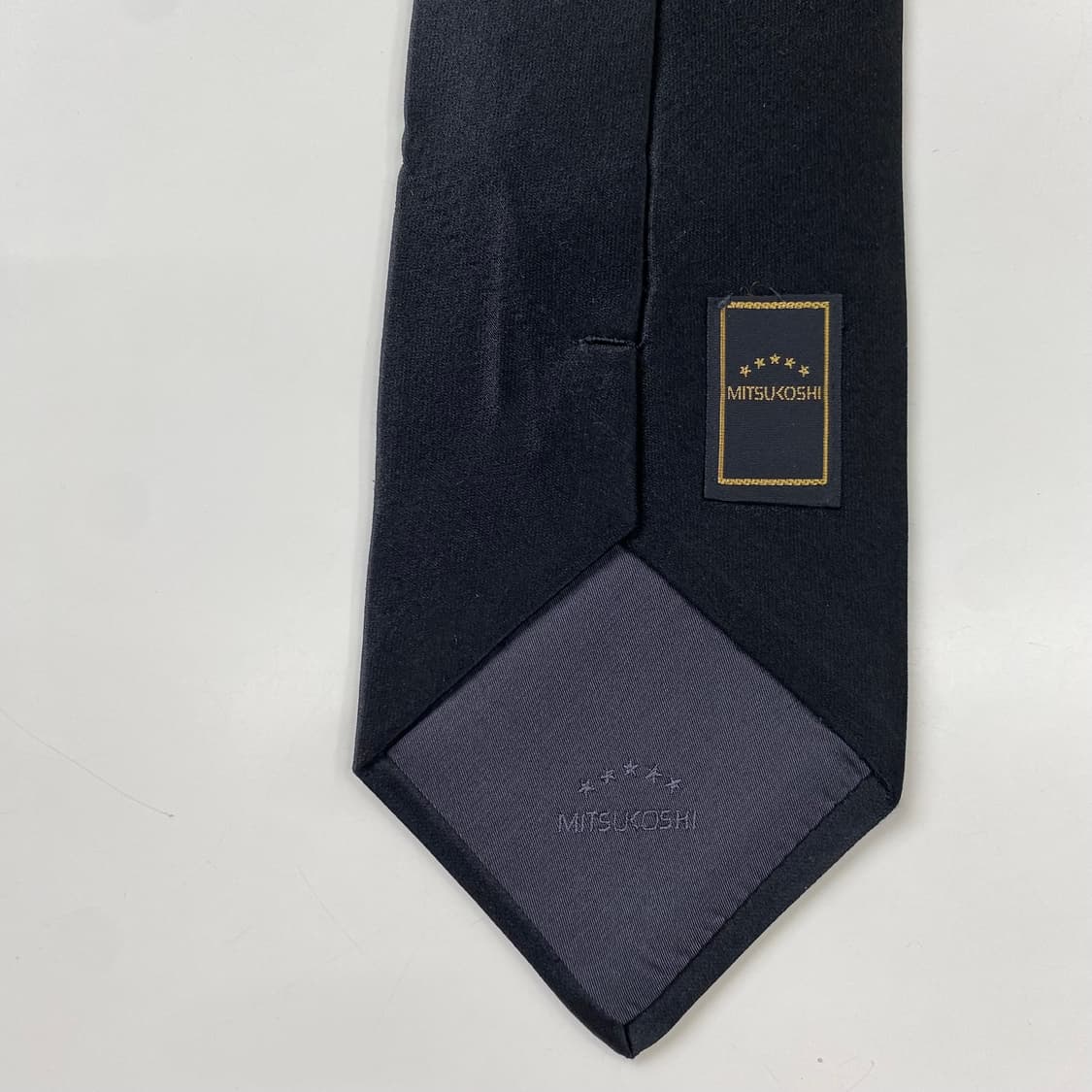 mitsukoshi 블랙 실크넥타이 상품이미지6