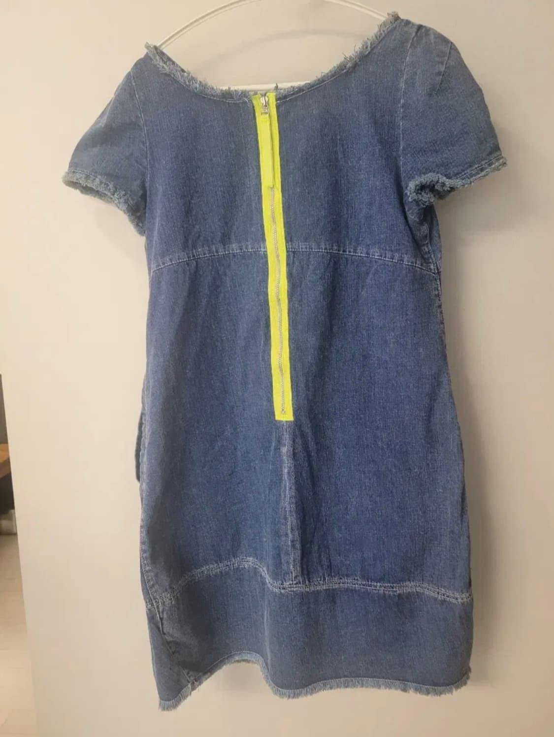 오즈세컨 O2nd 유니크 아플리케 데님 원피스 상품이미지6