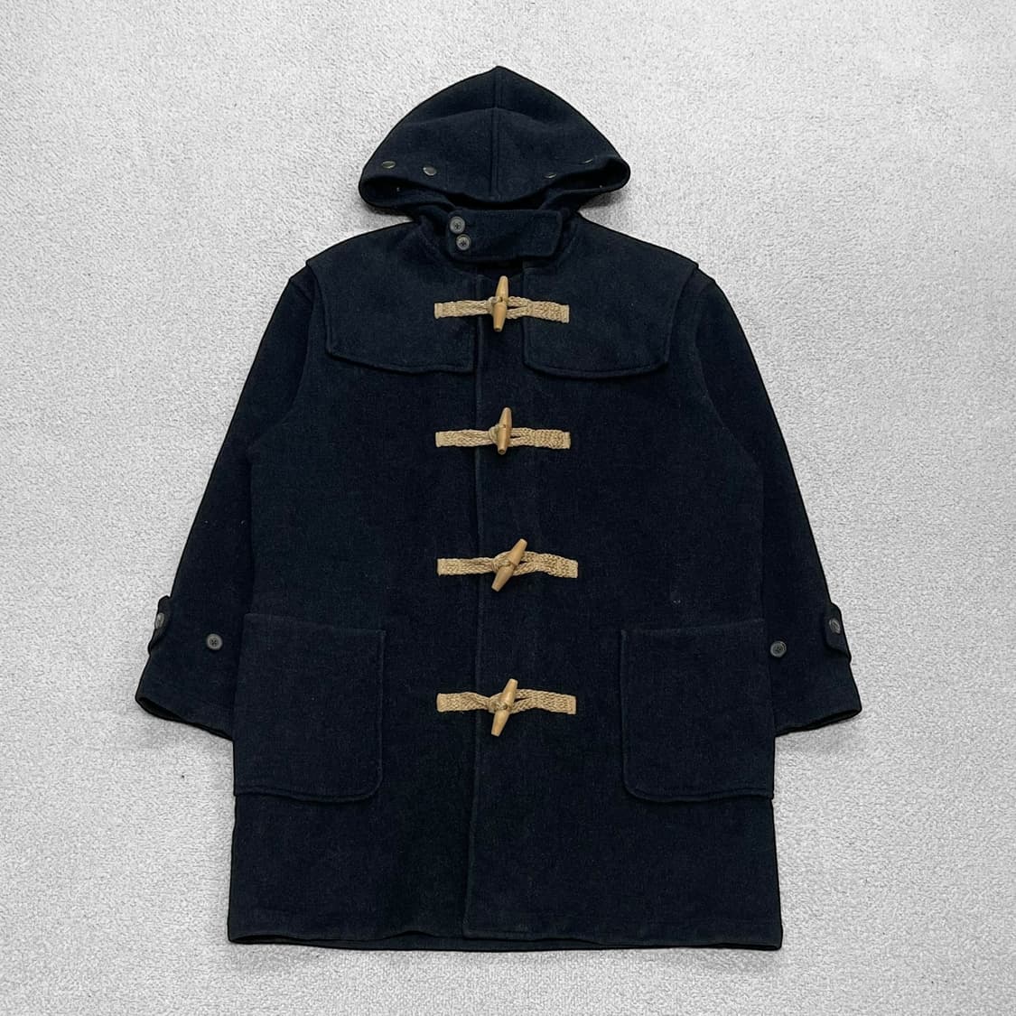 폴로 랄프로렌 더플 울 코트 차콜 상품이미지2