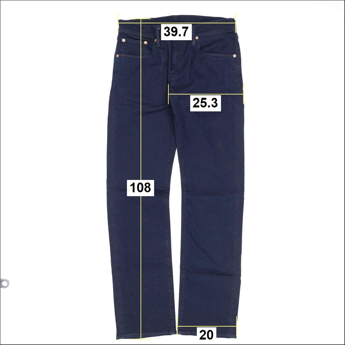 [w32 L34] 리바이스 남성 502 진청 데님 0115J 상품이미지9