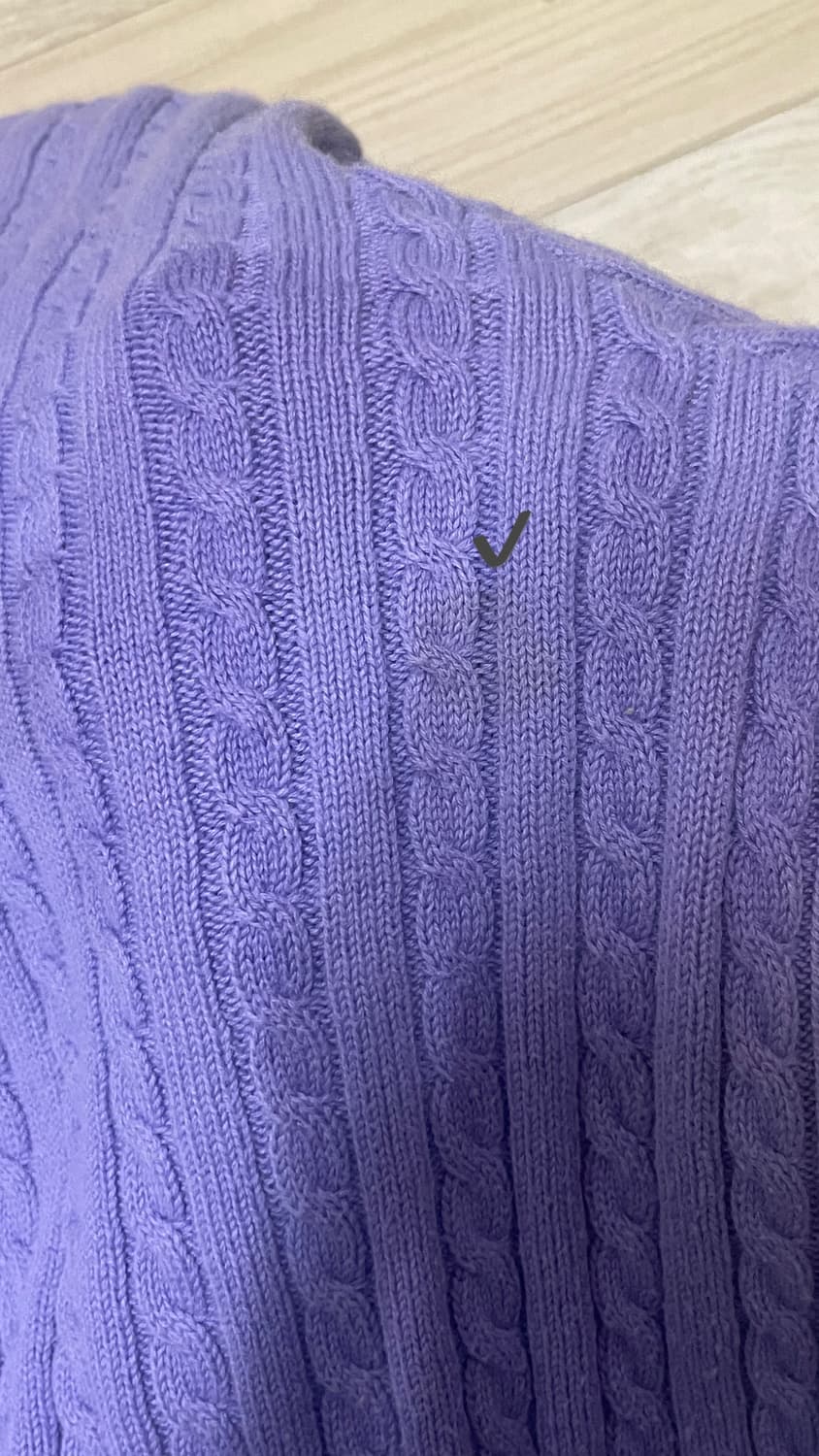 폴로 연두색 포니 진포라 가디건 상품이미지2