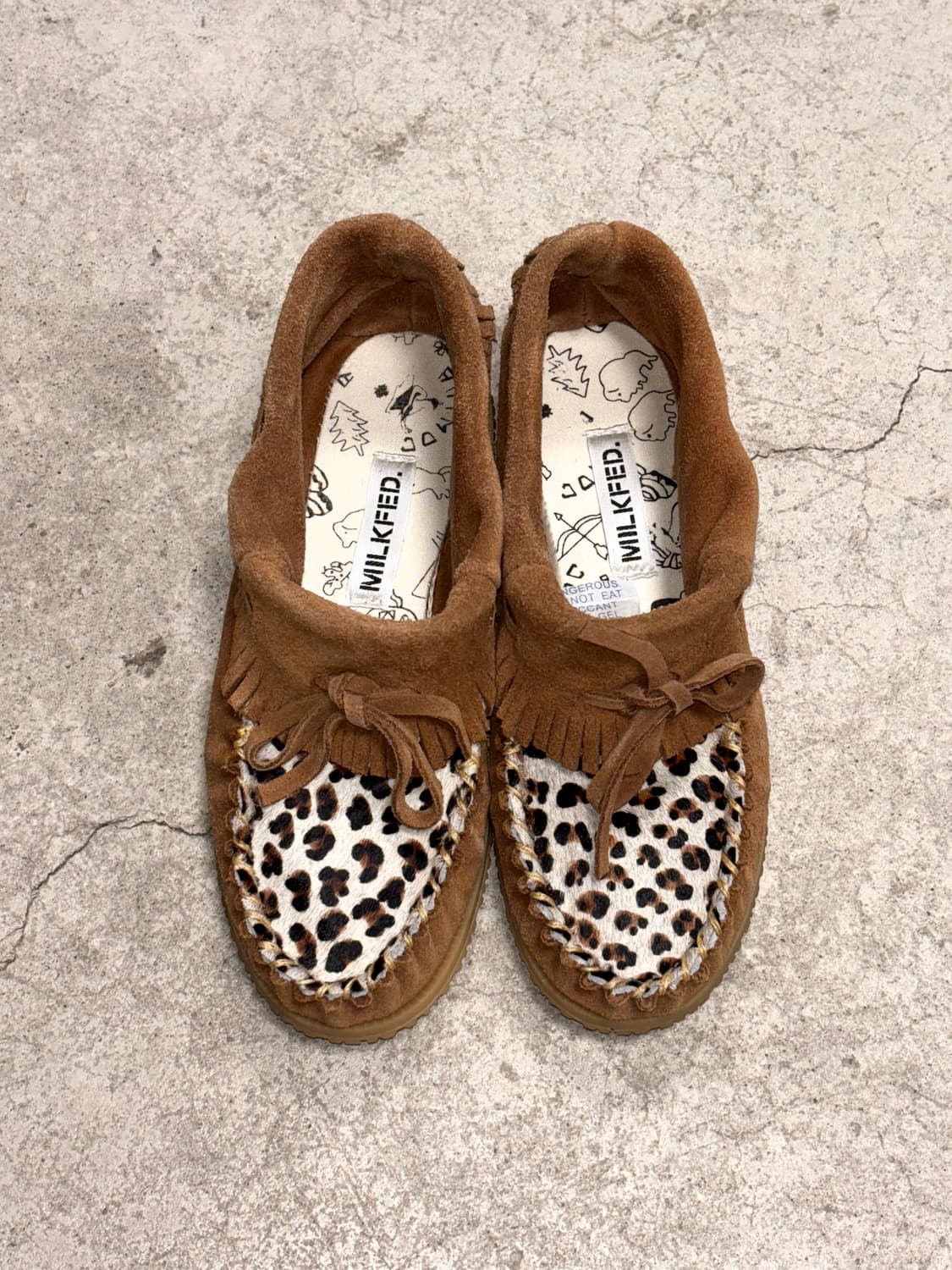 Amimoc milkfed 레오파드 모카신 상품이미지7