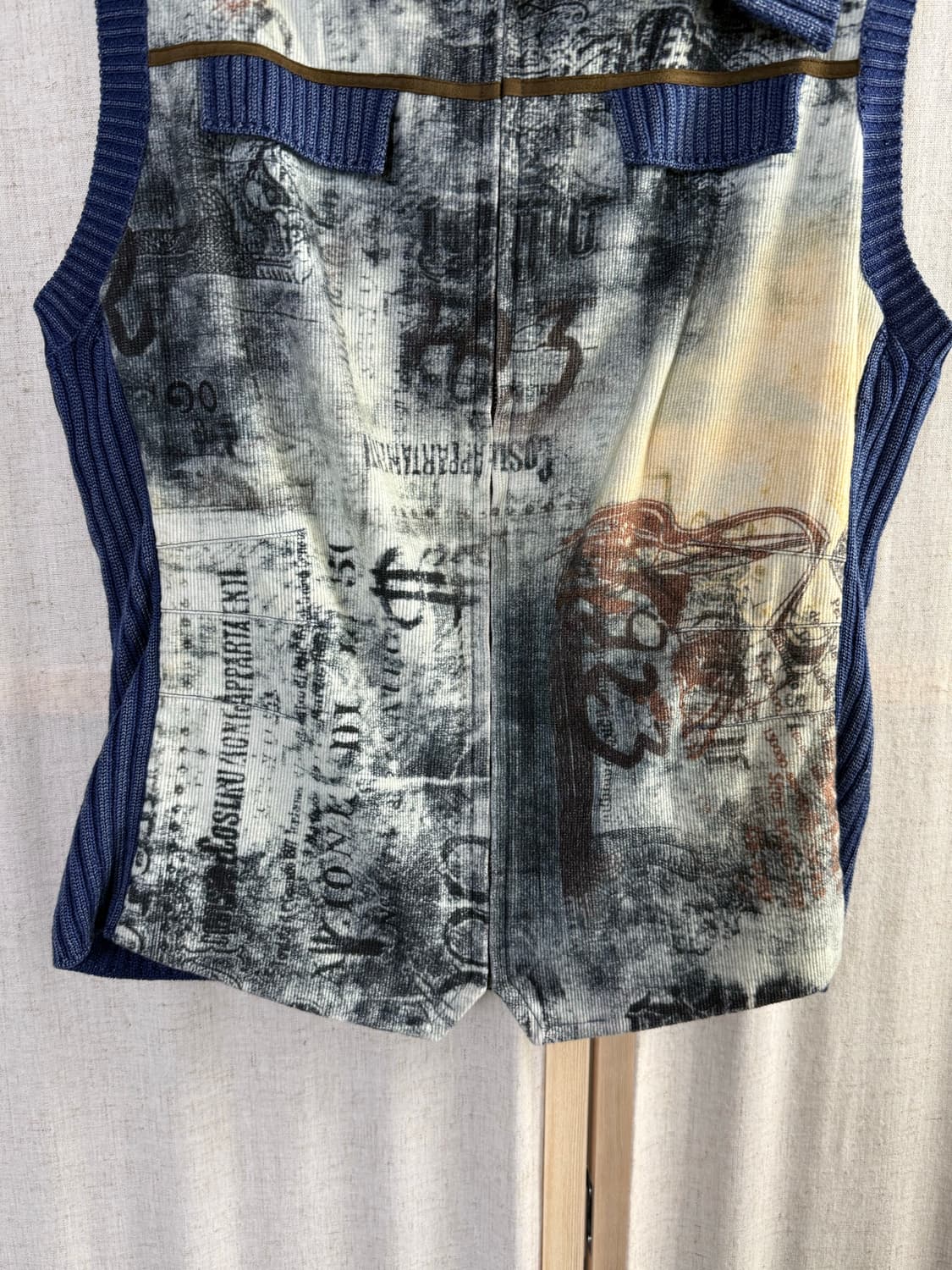 ENRICODOMANI 프린팅 니트 베스트 상품이미지4