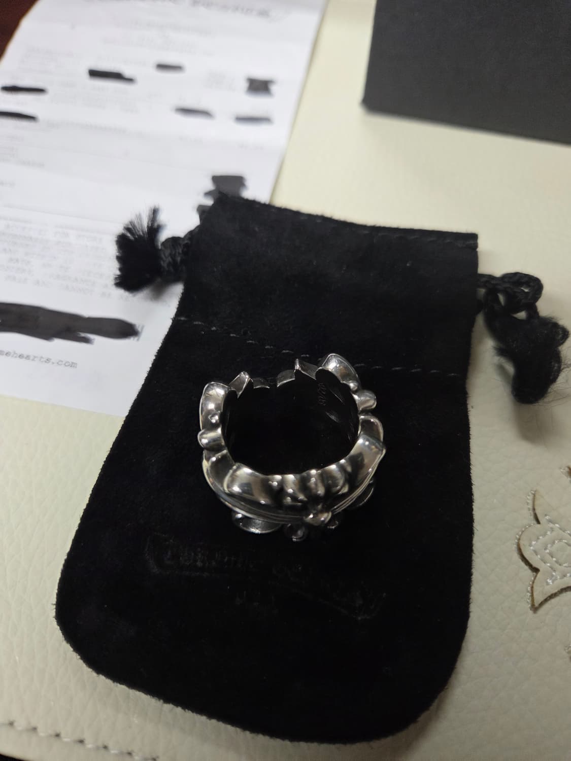 크롬하츠 더블 플로랄 링 상품이미지5