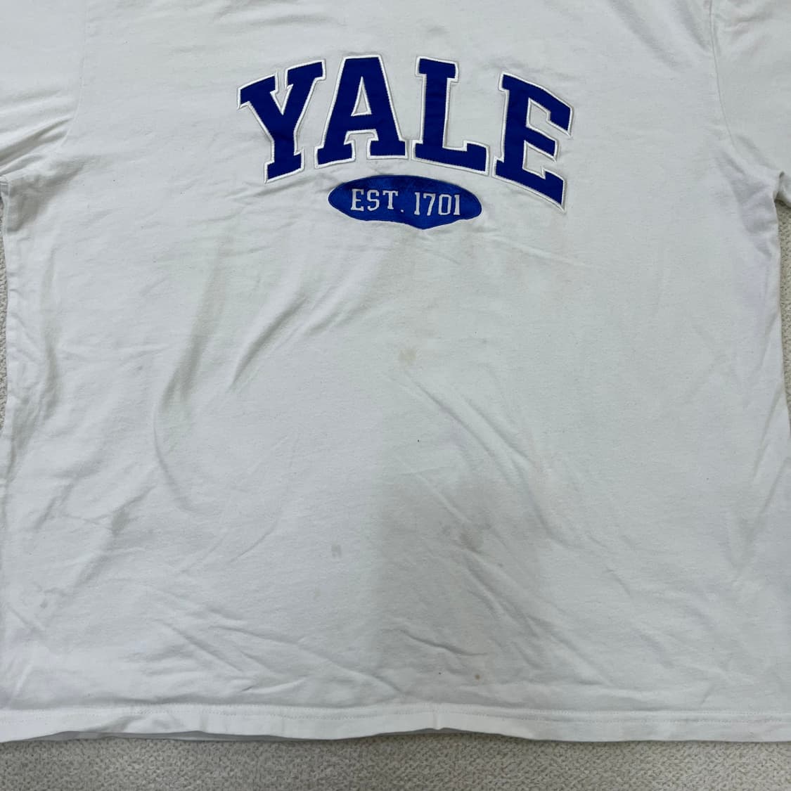 XL 예일 빅로고 반팔 티셔츠 0323M 상품이미지5