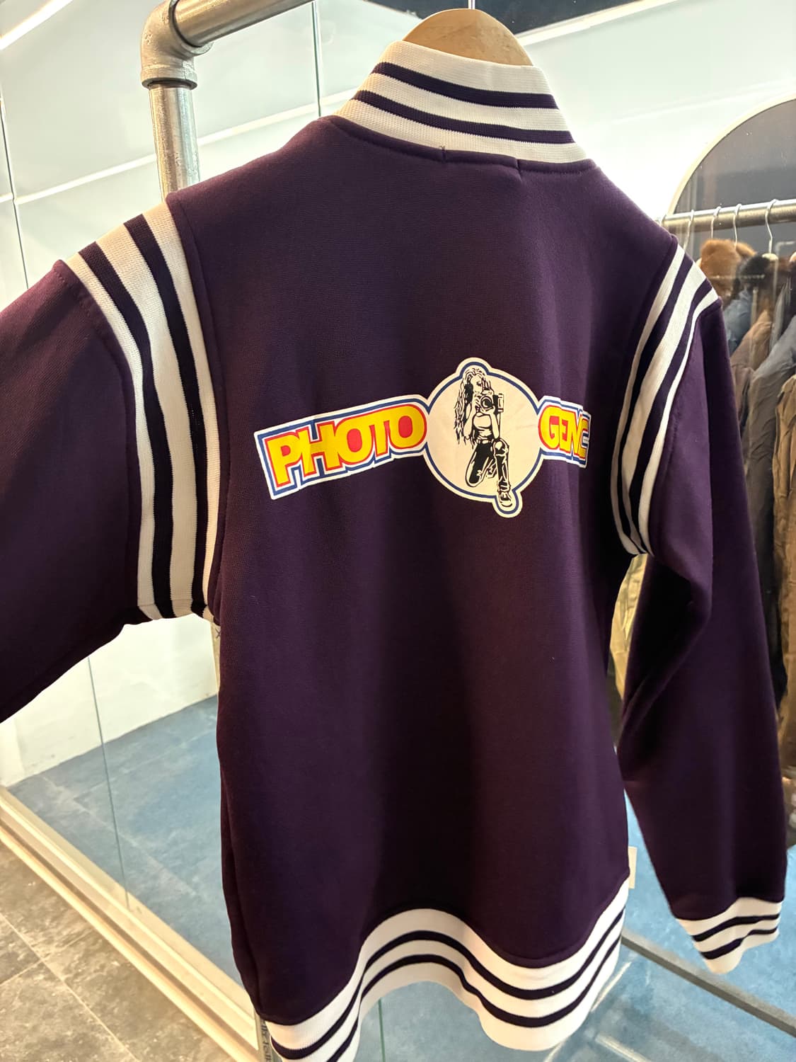 빈티지 져지 집업 상품이미지3