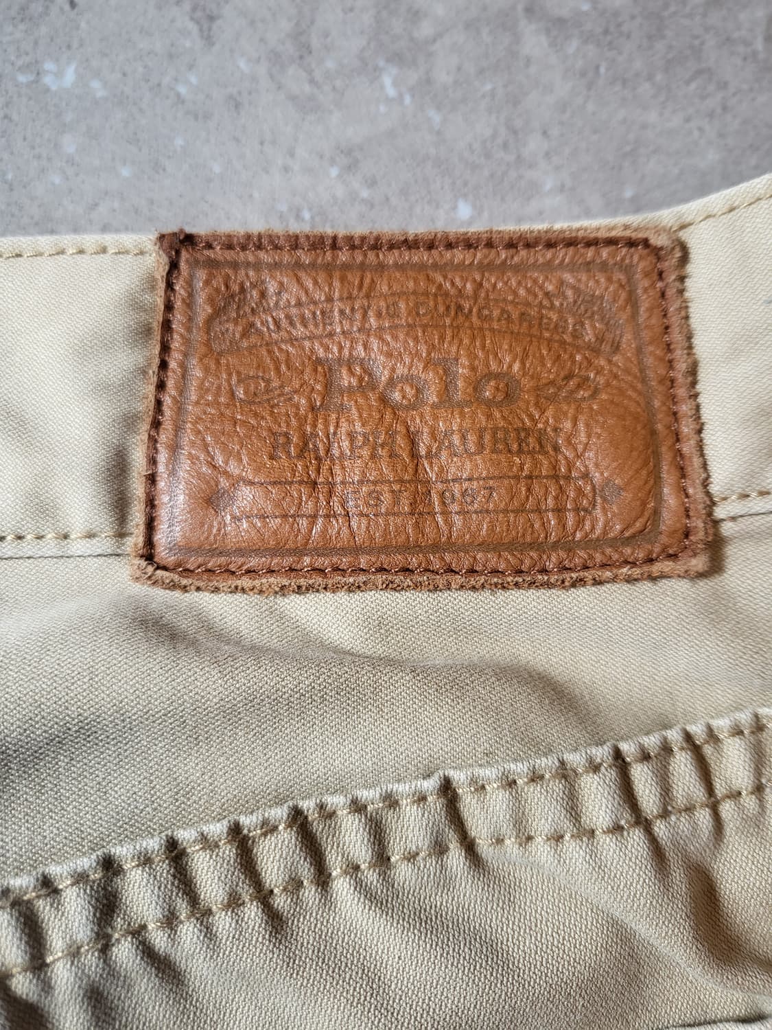 폴로 랄프로렌 남성 베이지 면바지 31/32 상품이미지4