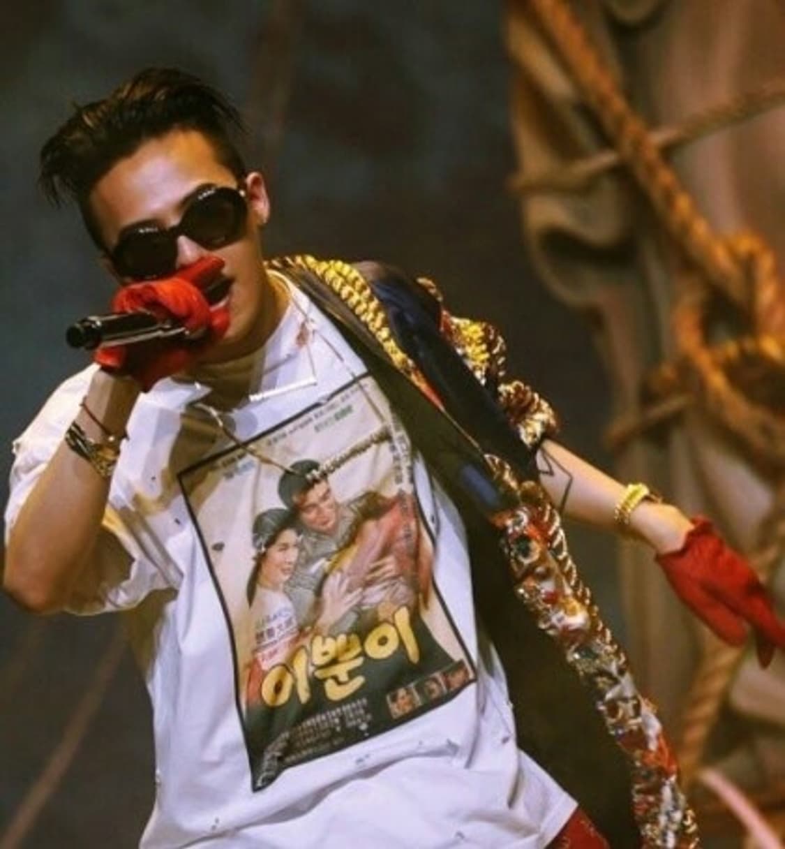 지드래곤 빈티지 이뿐이 티셔츠 상품이미지7