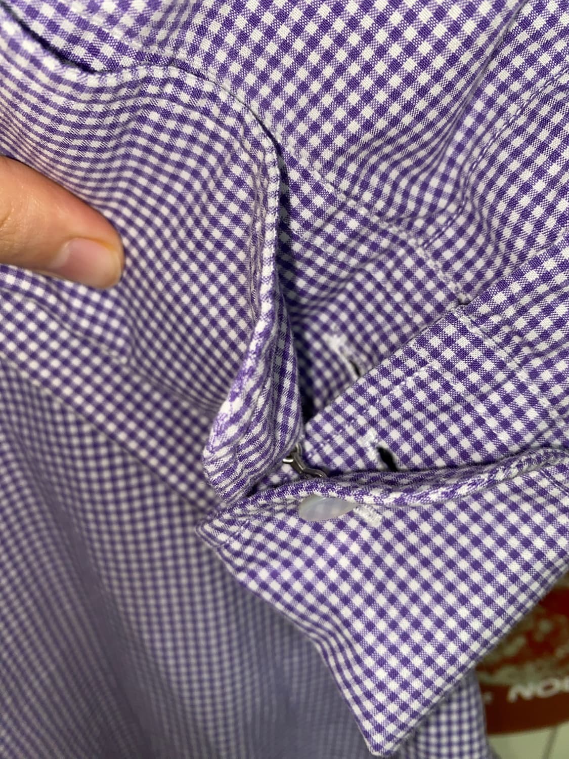 폴로 체크 반팔 셔츠 상품이미지3