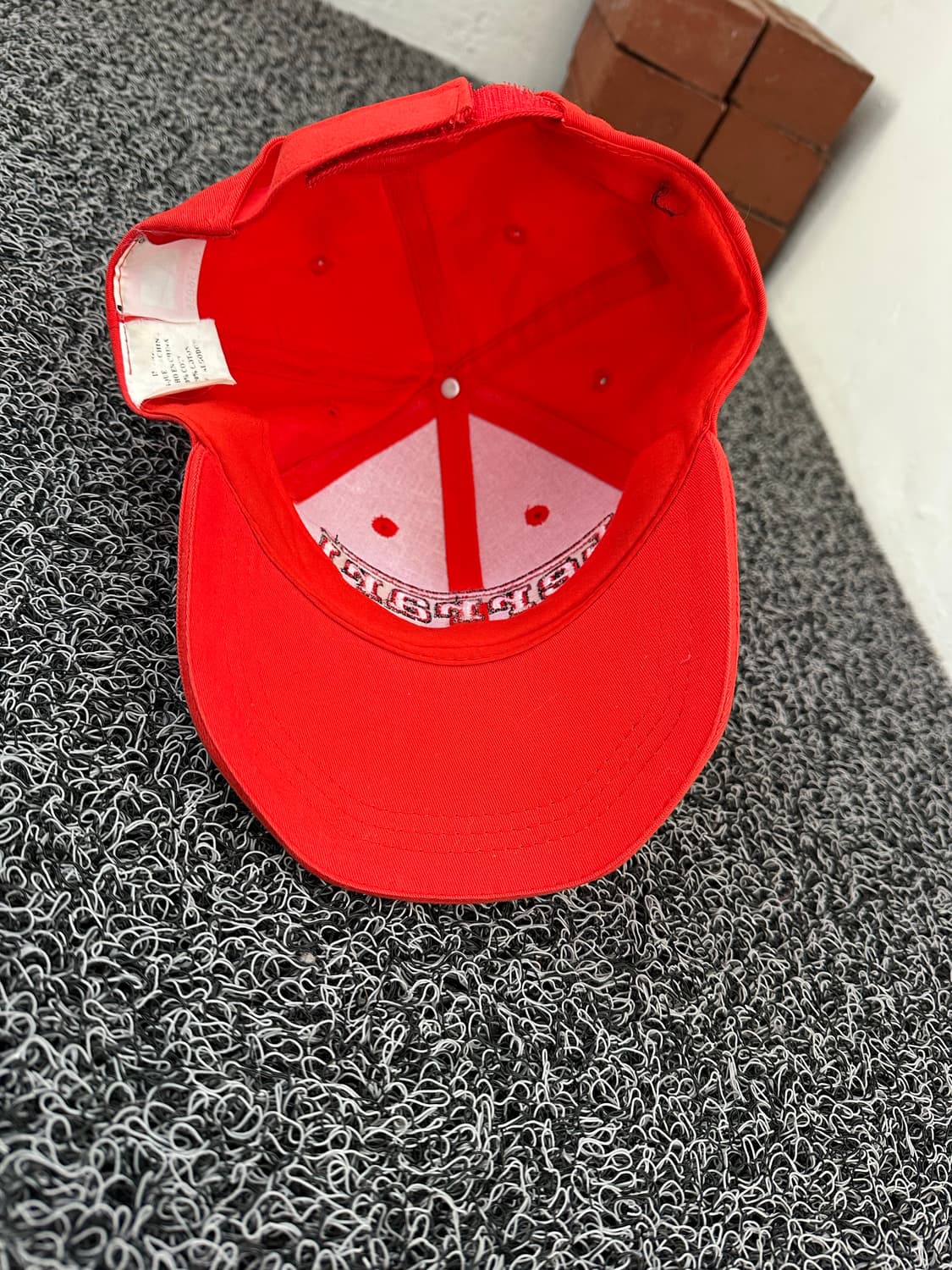 페라리 레드 볼캡 모자 상품이미지3