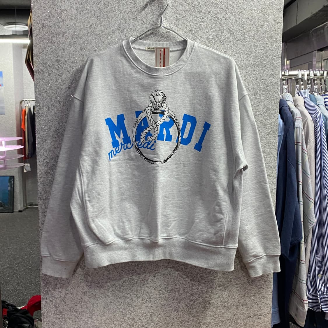 마르디 메크르디 빅로고 링 스웻 B4130 상품이미지2
