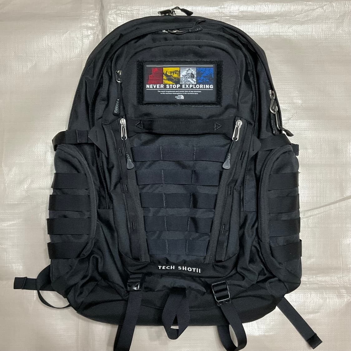 노스페이스 테크샷 블랙 백팩 상품이미지2