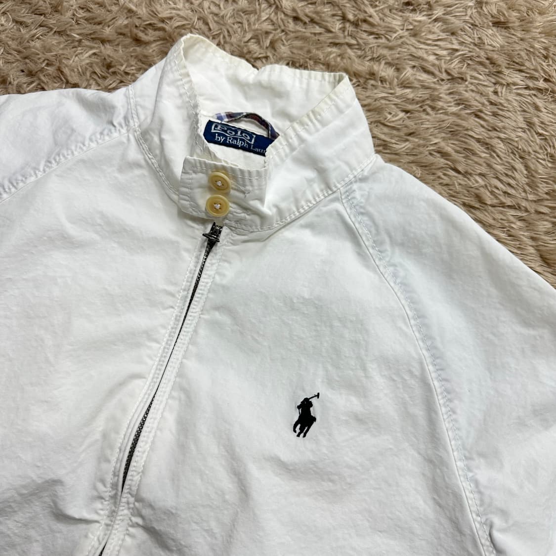 폴로 랄프로렌 화이트 블루종 바라쿠타 자켓 상품이미지4