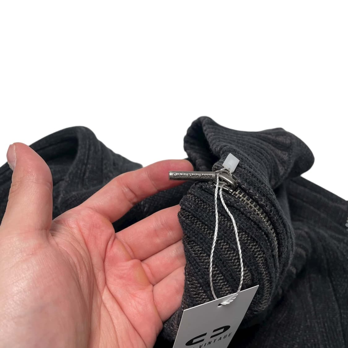 Calvin klein 스트라이프 니트 집업 자켓 상품이미지6