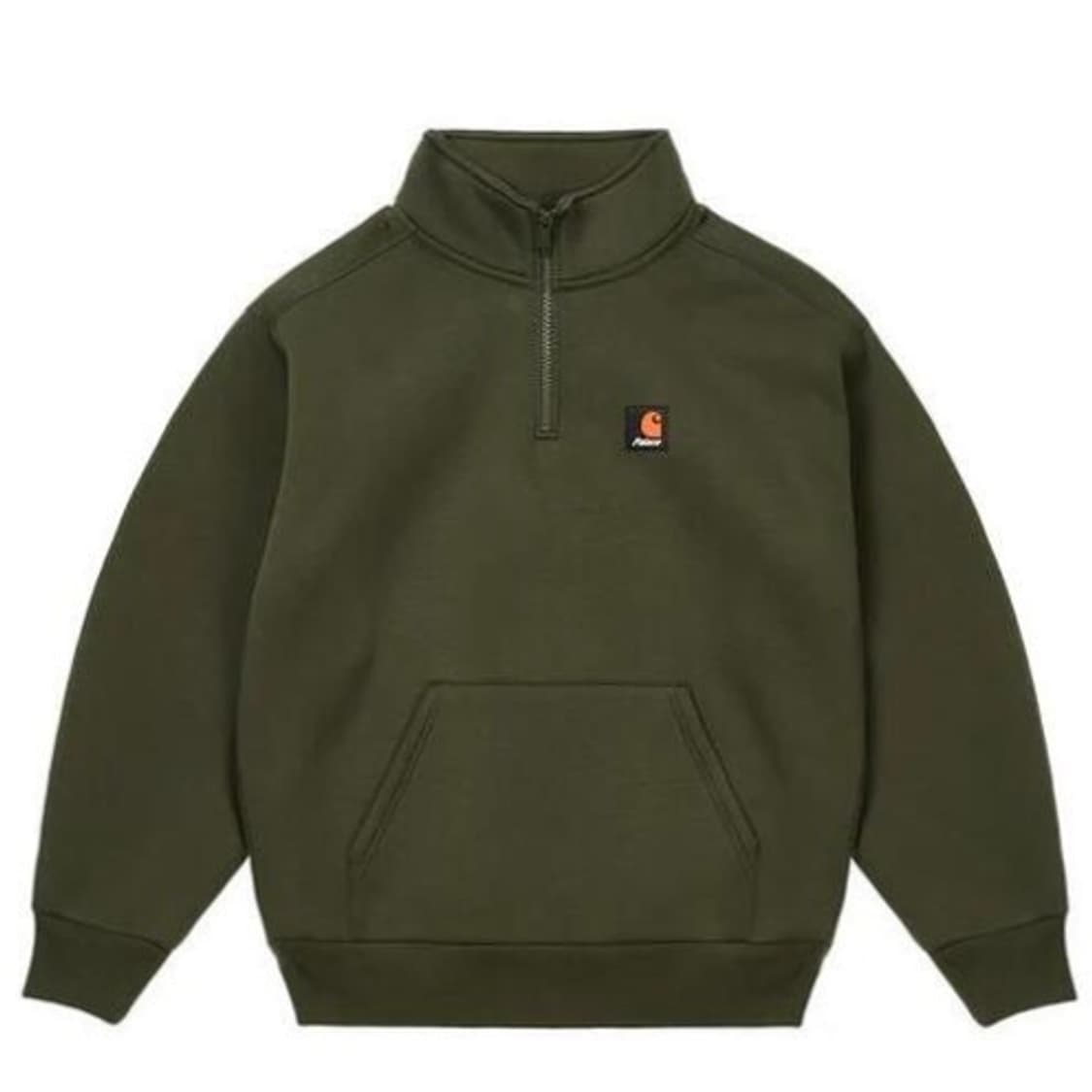 팔라스 x 칼하트 WIP 카 럭스 집 스웨트셔츠 플랜트 - 24FW 상품이미지1