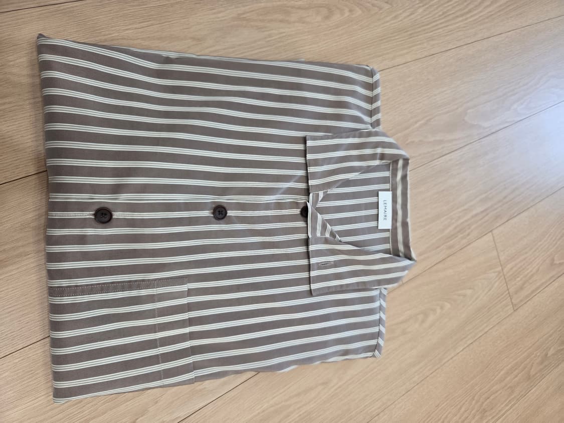 Mock-neck stripe shirt 상품이미지2