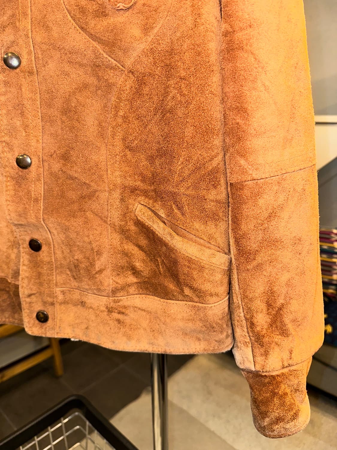 80-90’s American genuine leather jacket 상품이미지7