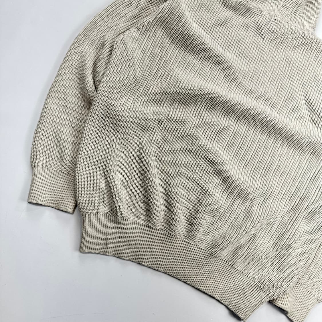 키뮤어 니트 후드 베이지 상품이미지9