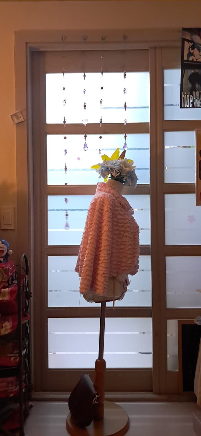 히메갸루 양산형 하이틴 트랄랄라 퍼 판초 상품이미지5