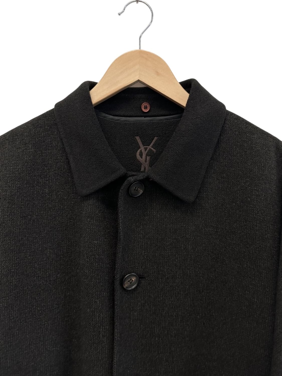 00s YSL 생로랑 울 자켓 차콜브라운(L~2XL) 상품이미지2