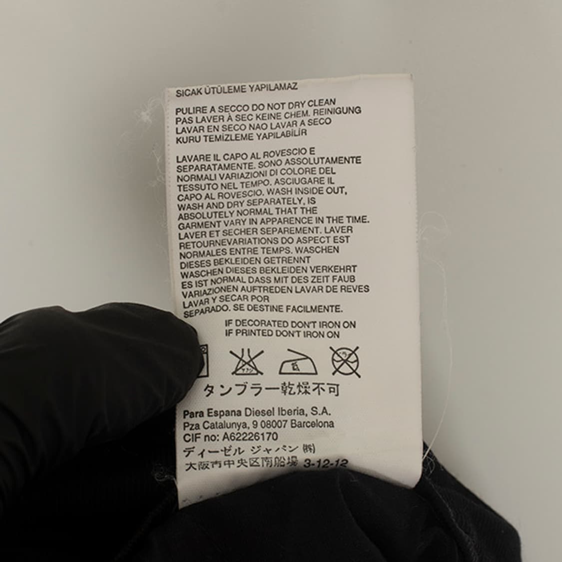 Diesel Two Pleats 벨크로 하프 팬츠 (2 상품이미지7