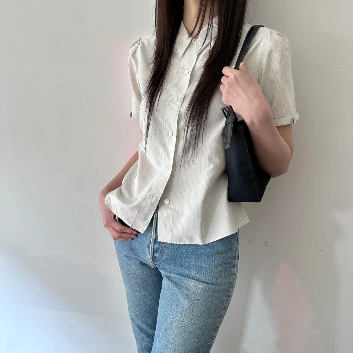 프라다 prada 실크 반팔 셔츠 상품이미지1