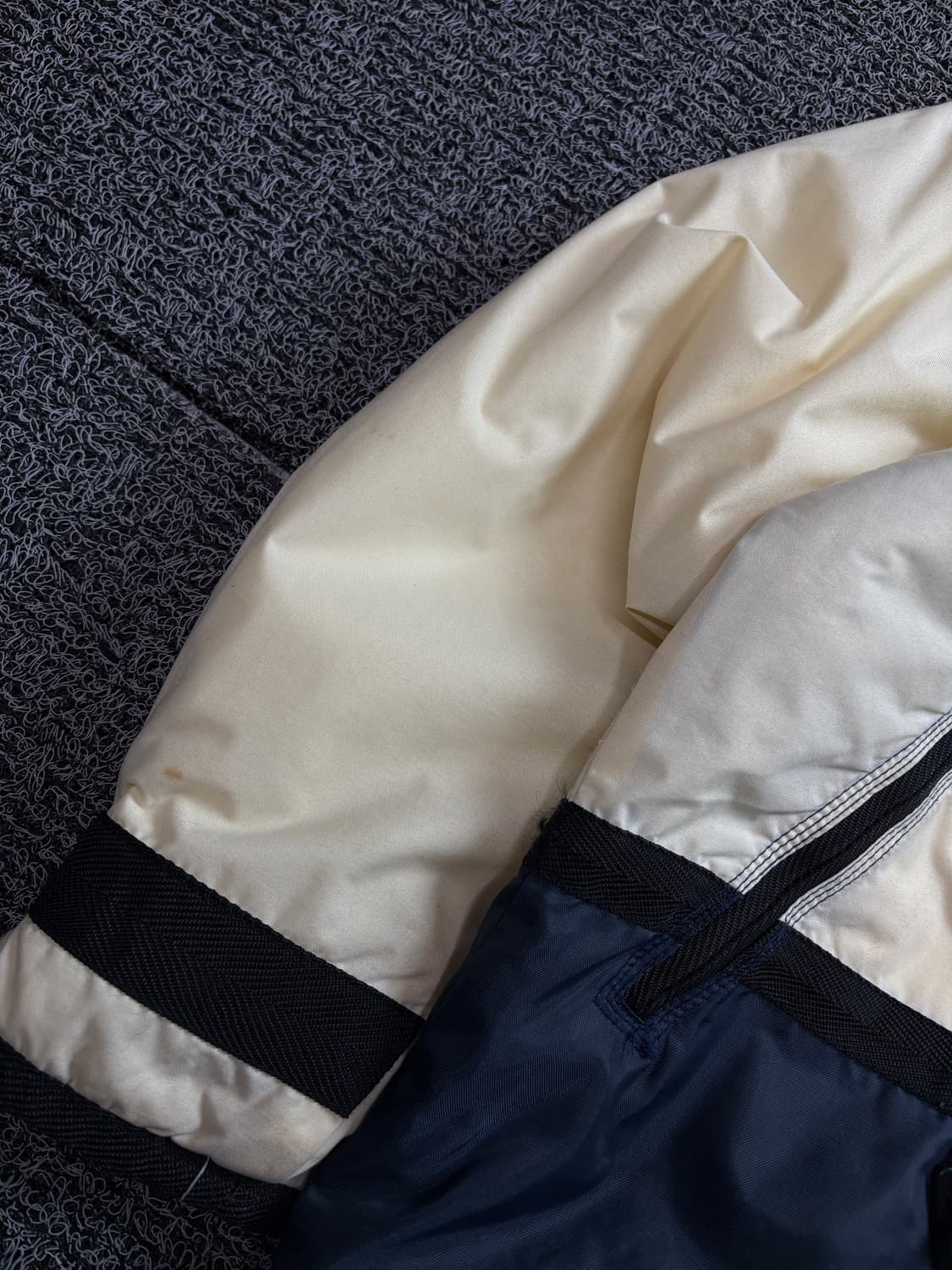 00s 타미힐피거 올드스쿨 배색 박시핏 점퍼 자켓 1708 상품이미지3