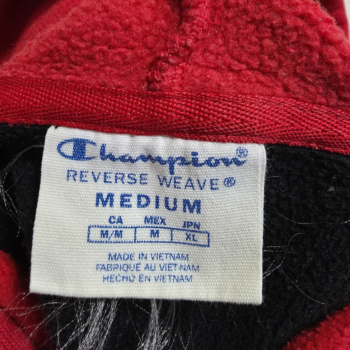 (M)챔피온 빈티지 리버스위브 블루택 후드티 상품이미지7