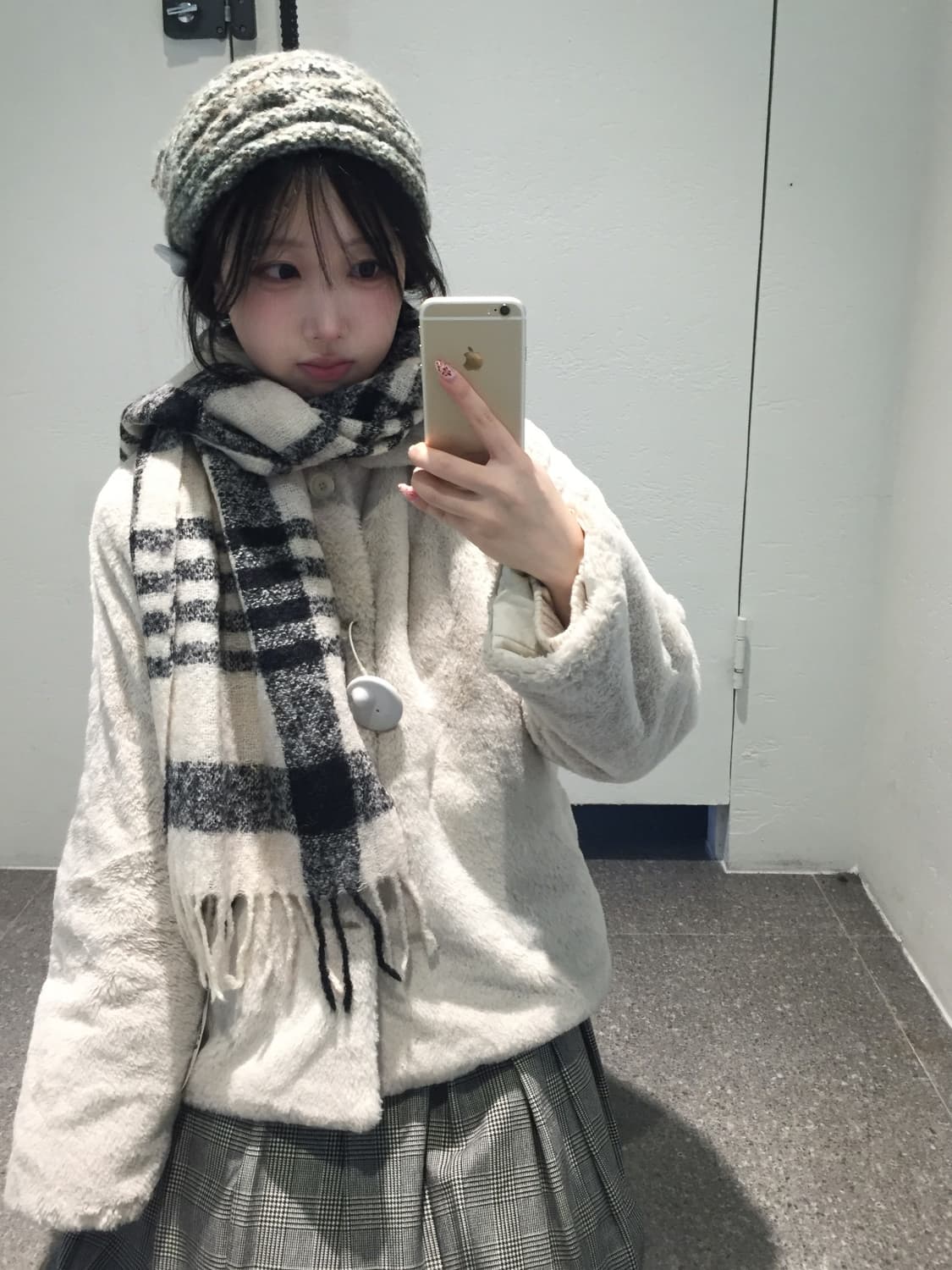 빈티지 폭닥 체크 코디세트  상품이미지2