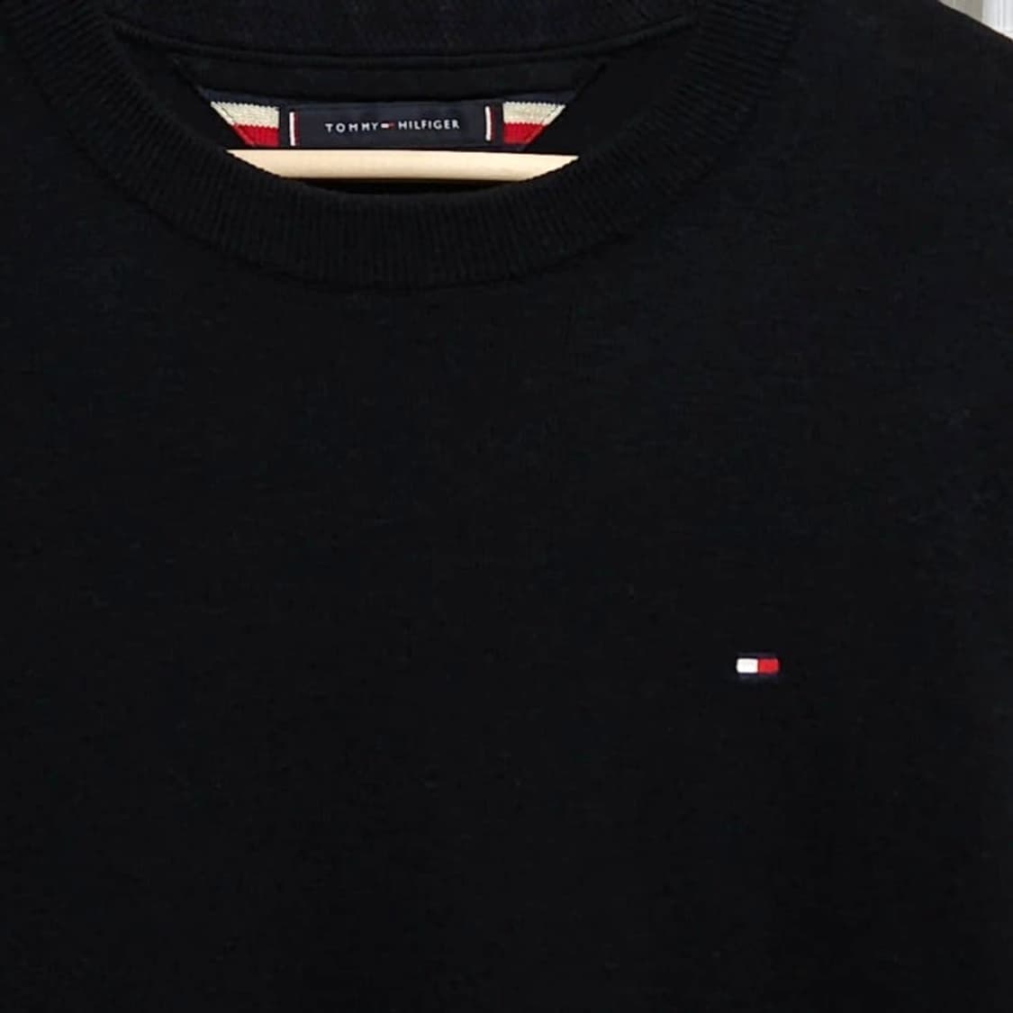 95 Tommy 타미힐피거 램스울 니트 블랙 상품이미지2