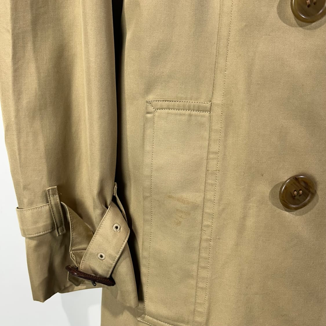 [Burberrys] OLD 버버리 베이지 더블 트렌치코트 상품이미지6