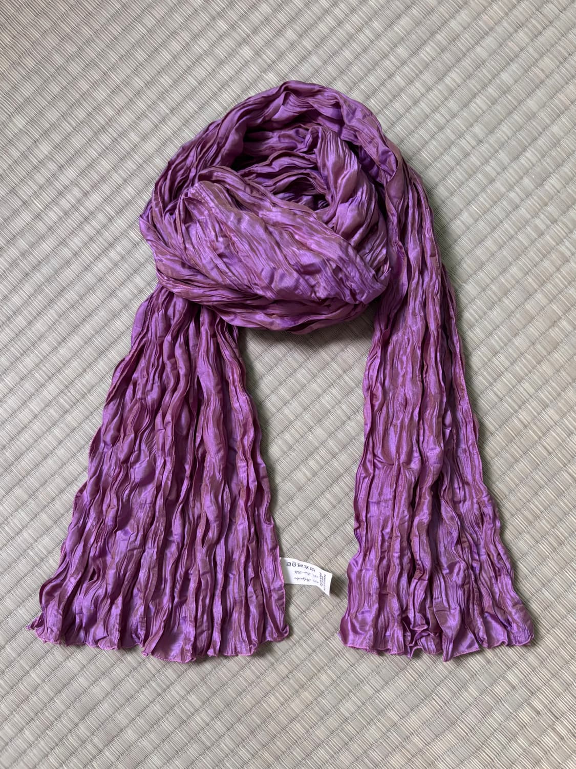 (made in france) pleats scarf (90-00s) 상품이미지2