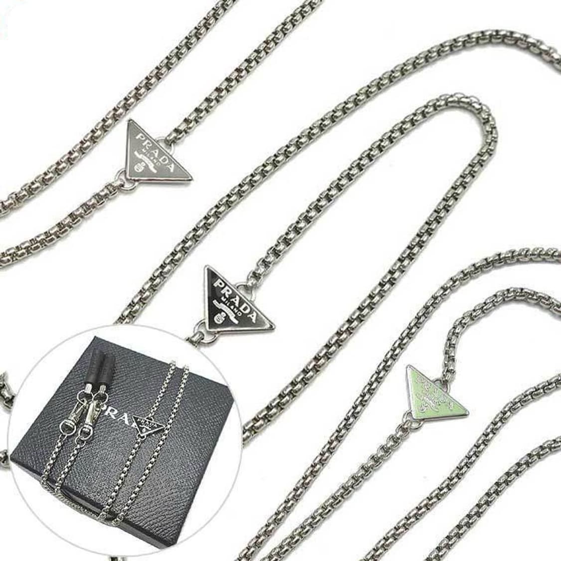  프라다 에어팟 스트랩 세트 풀박스 상품이미지1