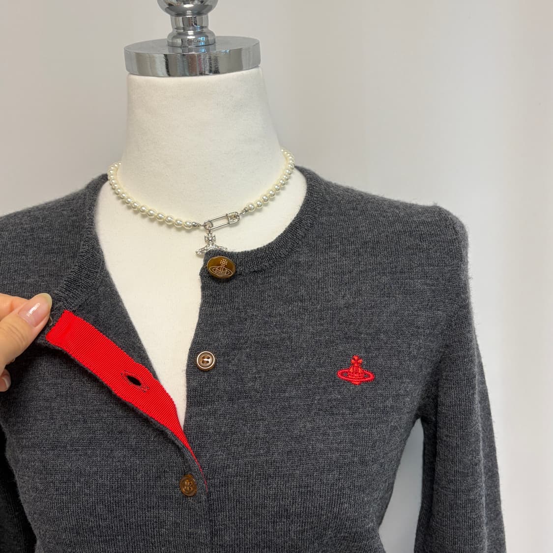 비비안웨스트우드 레드라벨 울 가디건 상품이미지9