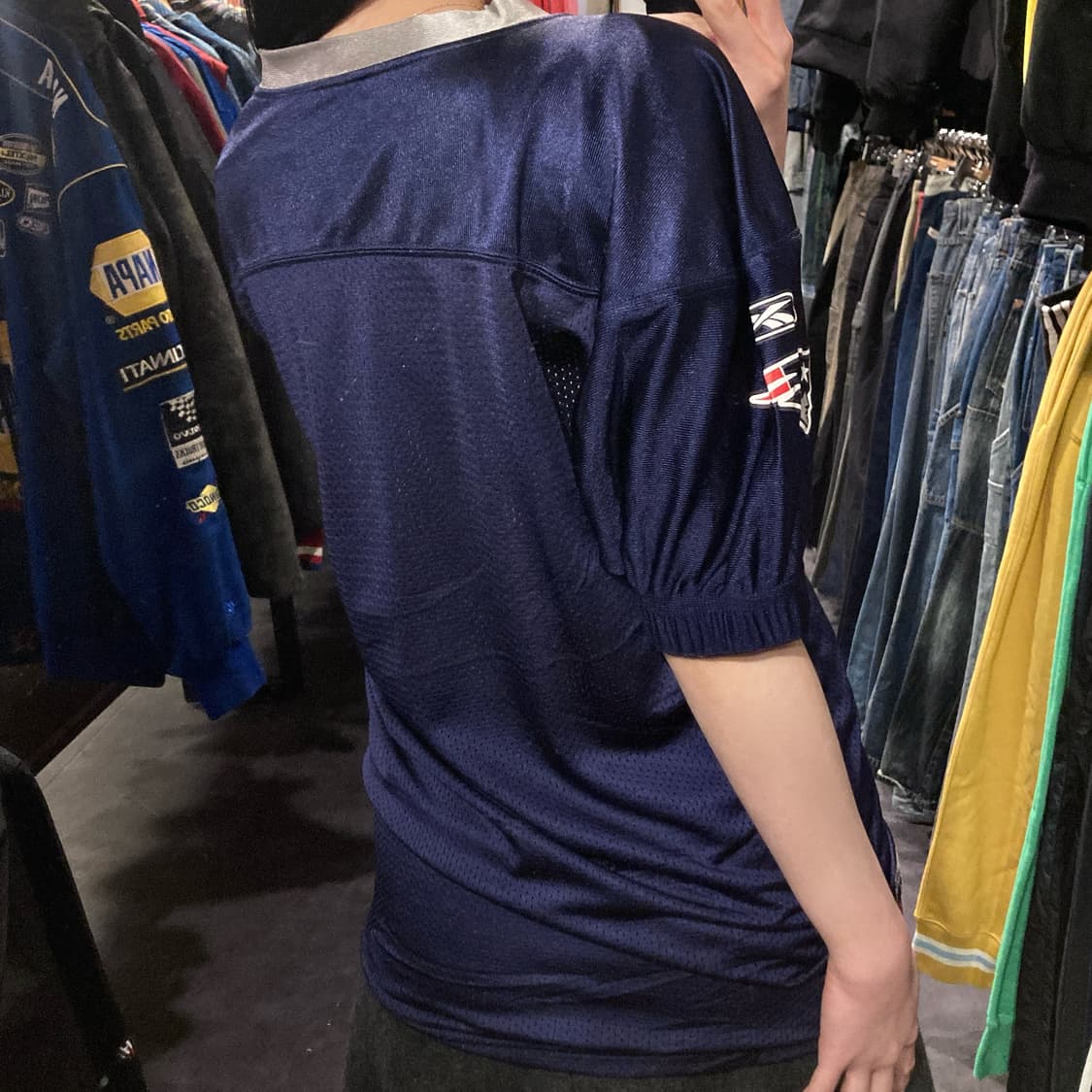 [IM] NFL 뉴잉글랜드 패트리어츠 네이비 반팔 져지 상품이미지5