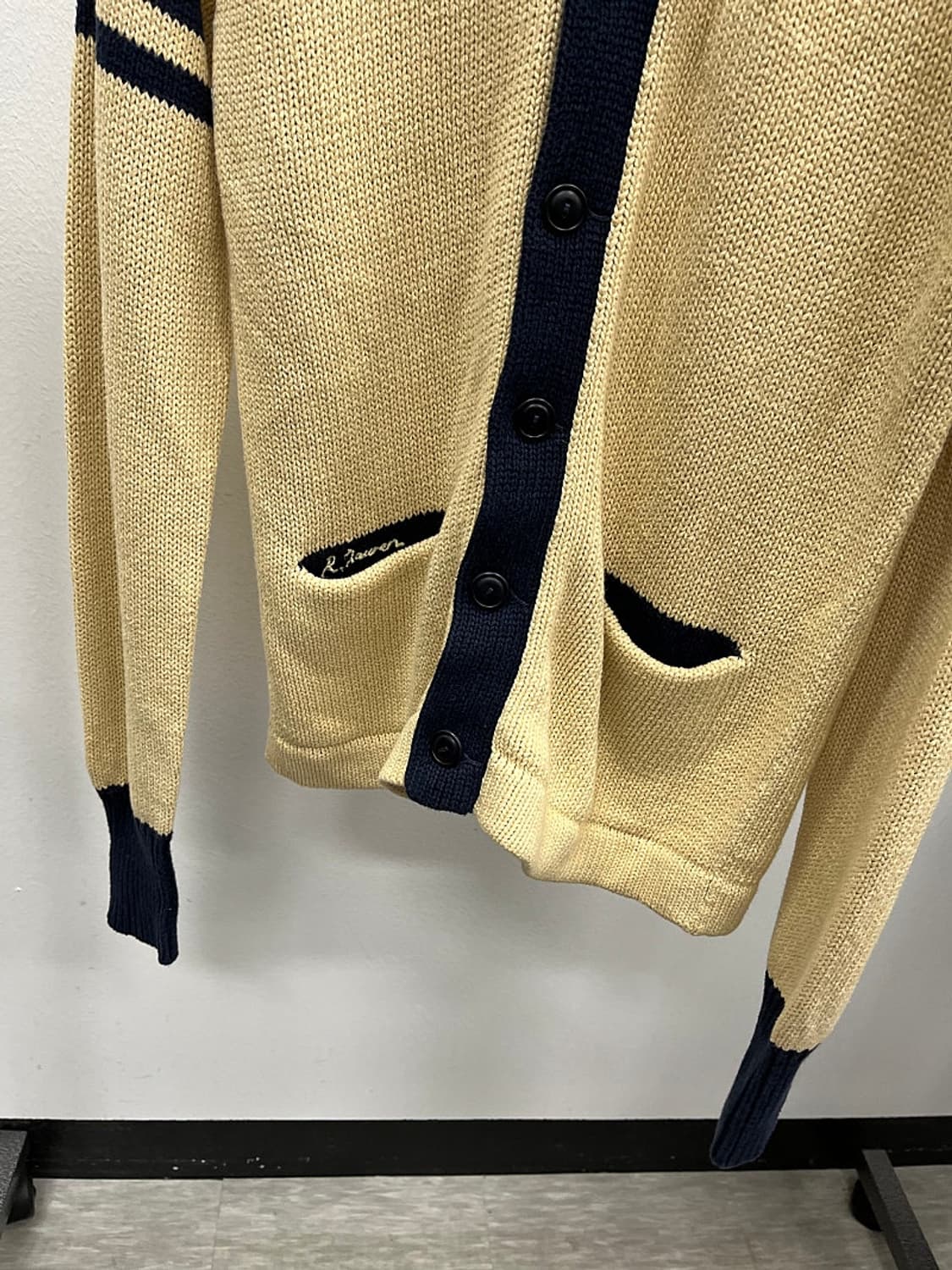 100-105) 폴로 핸드 니트가디건  상품이미지2