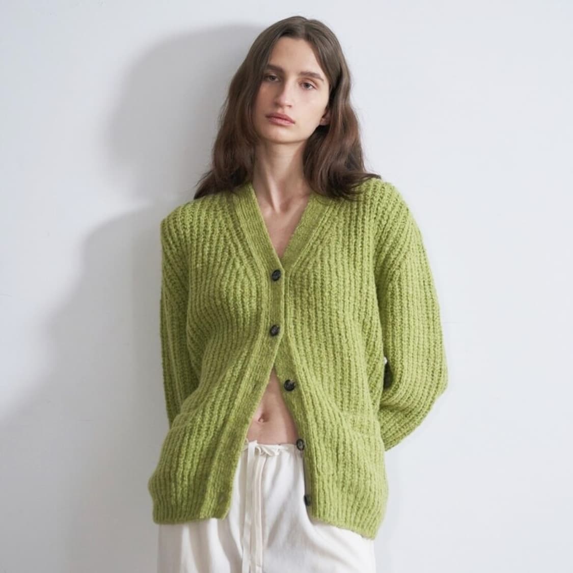 에이치에이트(H8) 알파카 울 옴브레 니트가디건 프리사이즈 새상품 상품이미지1