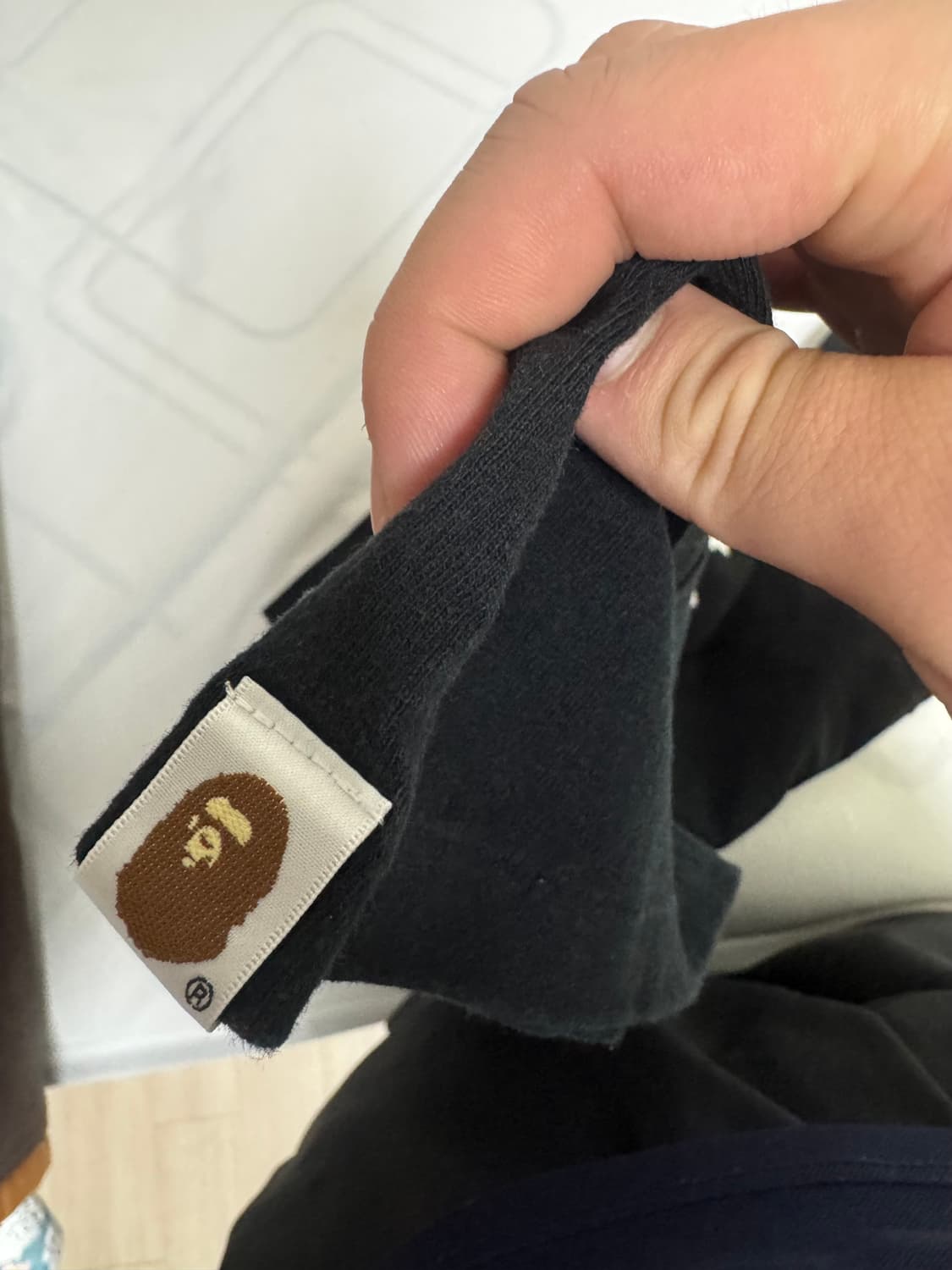 [XL]베이프 카모 블랙 반팔티셔츠 상품이미지6