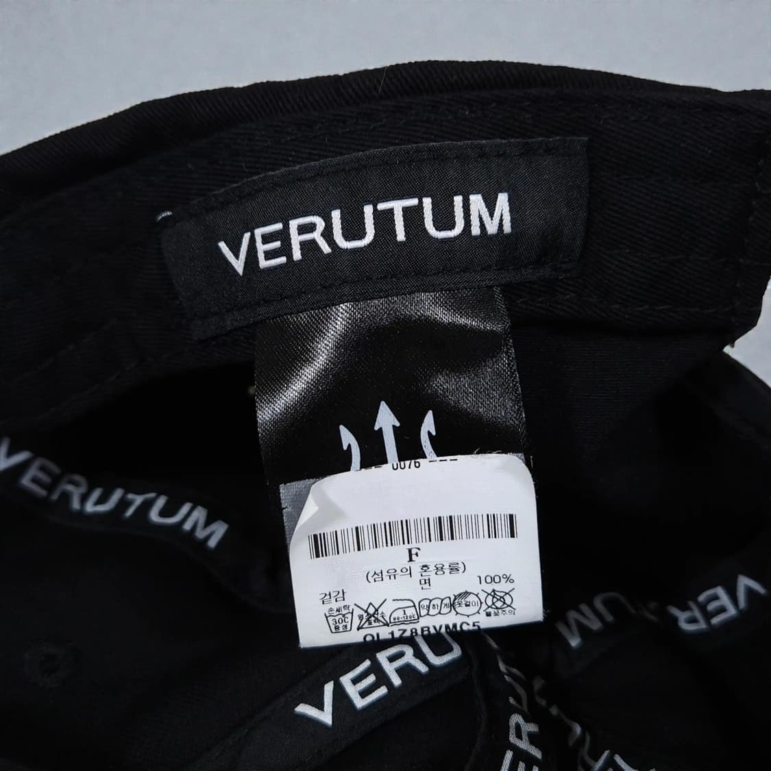 VERUTUM 베루툼 실버에디션 블랙 볼캡 프리사이즈 상품이미지5