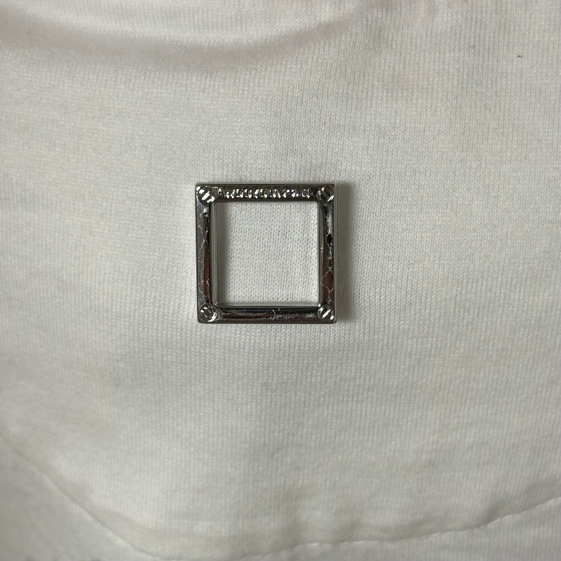 [46] 우영미 멀티 플라워 백로고 반팔 티셔츠 화이트 상품이미지5