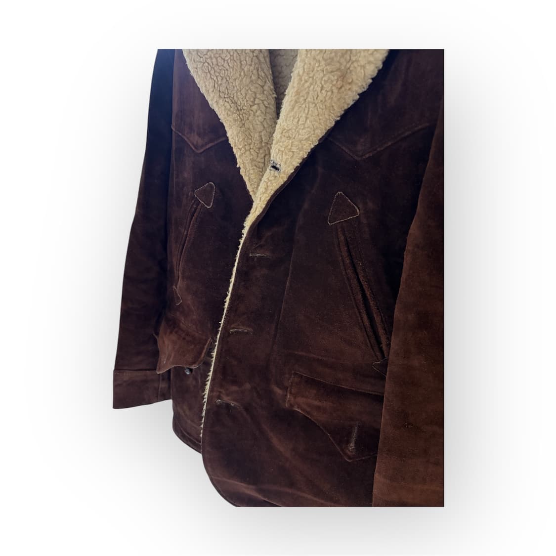 SCHOTT WESTERN SHEARLING SUEDE JACKET 상품이미지2