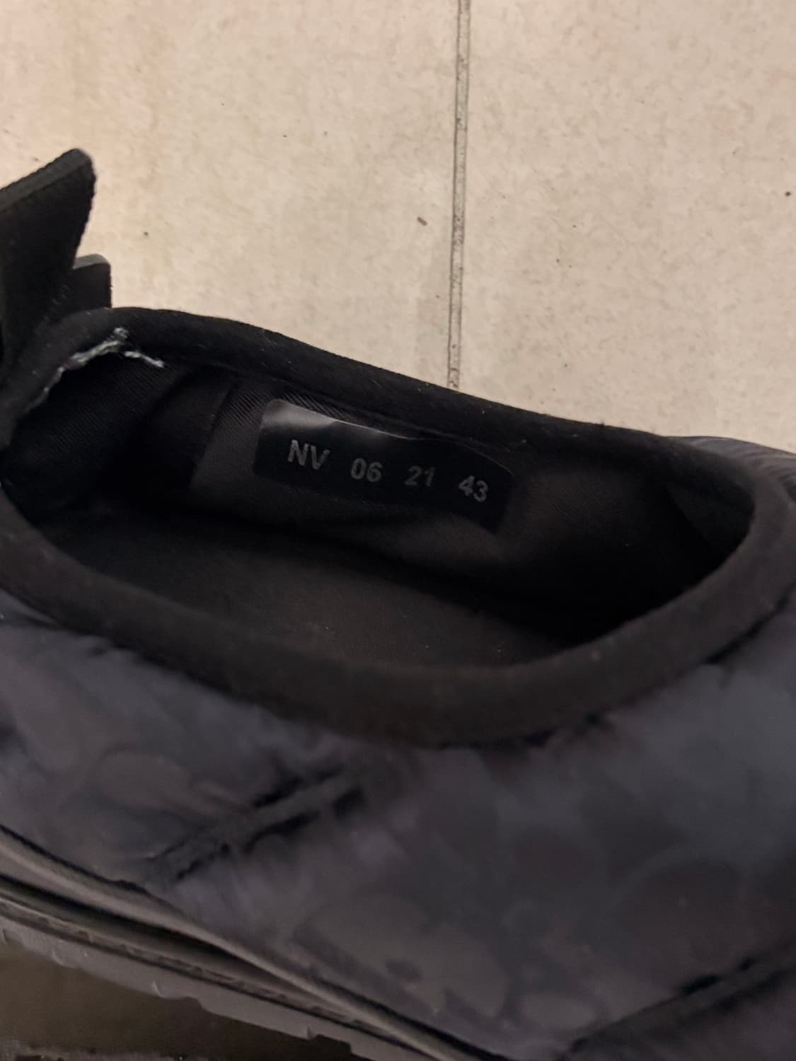 디올 슬리퍼 오블리크 테크니컬 패브릭 블랙 / 43size 상품이미지3