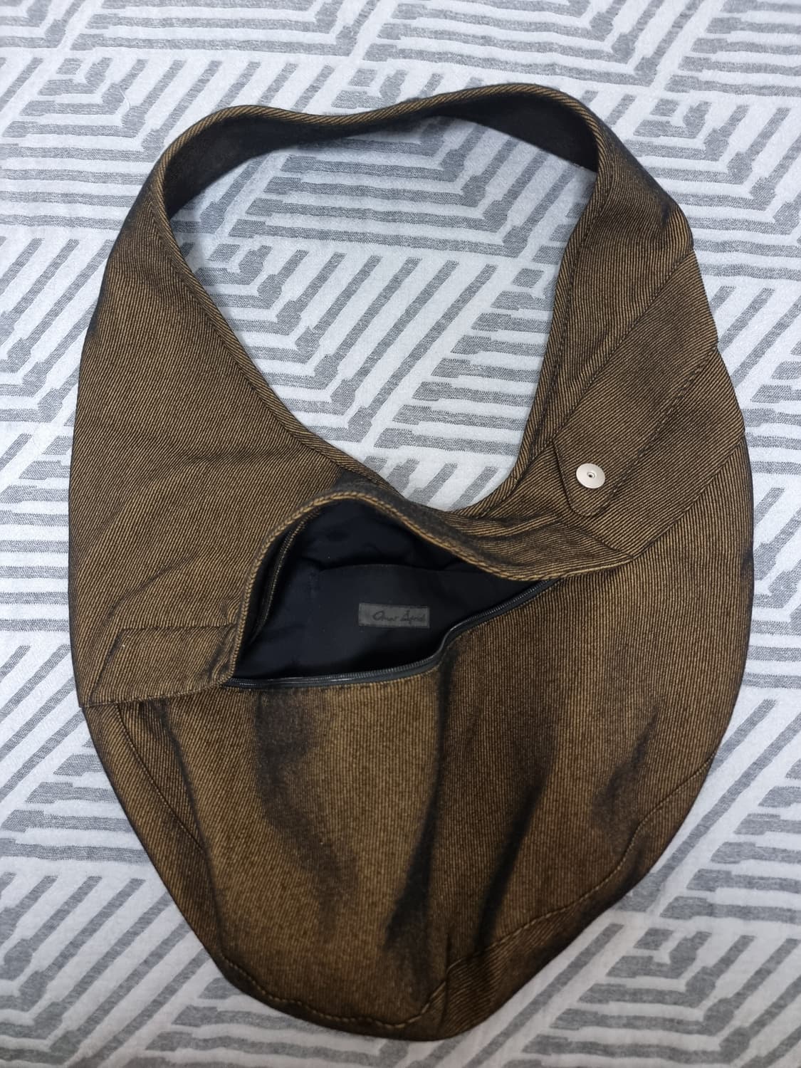 오마르 아프리디 YELLOW TWILL MIDI LIDIA BAG 상품이미지3