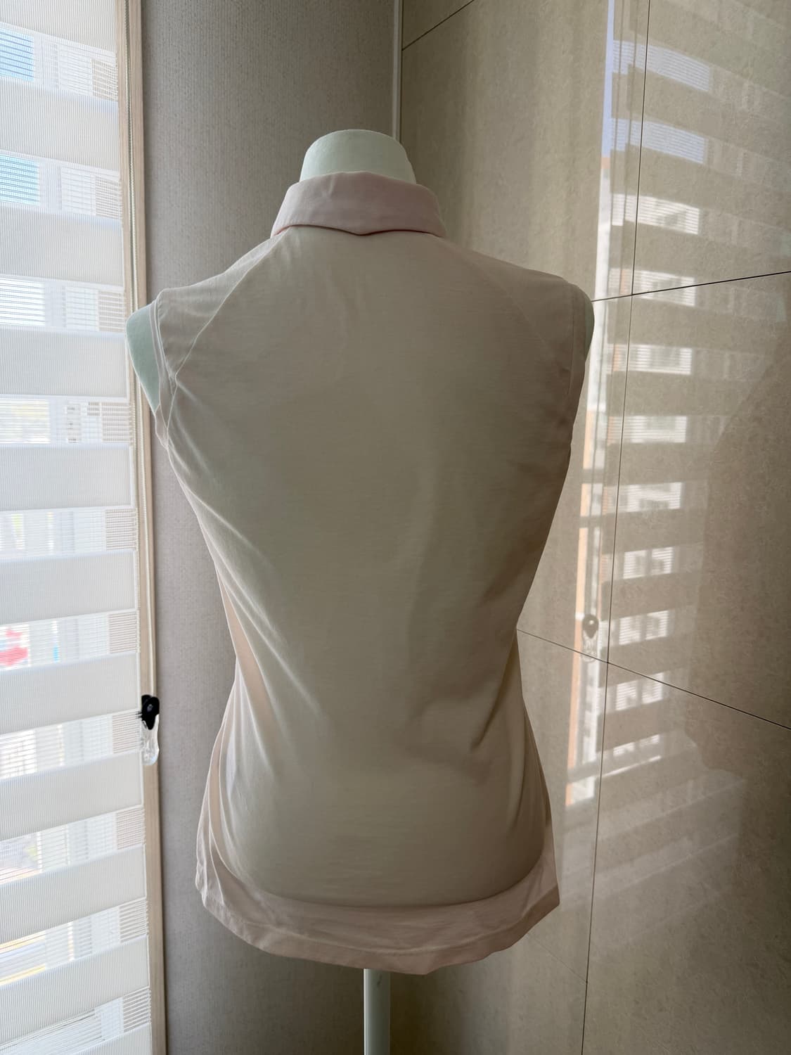 풋조이 FJ 골프 여성 PK 나시 티셔츠 핑크 S 상품이미지3