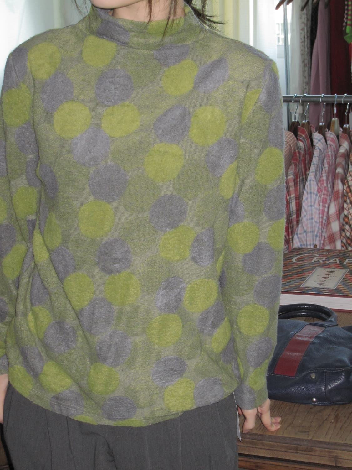 그린 도트 티셔츠 상품이미지6