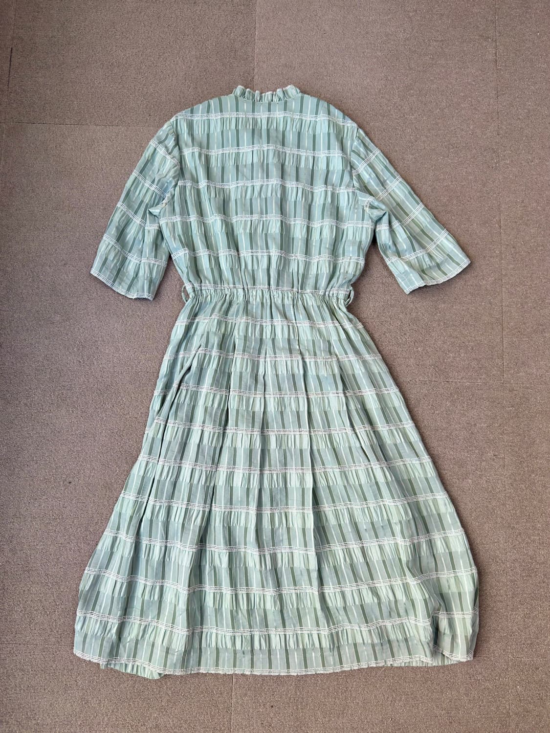 프릴넥 플리츠 원피스 모리걸 하구미 상품이미지6