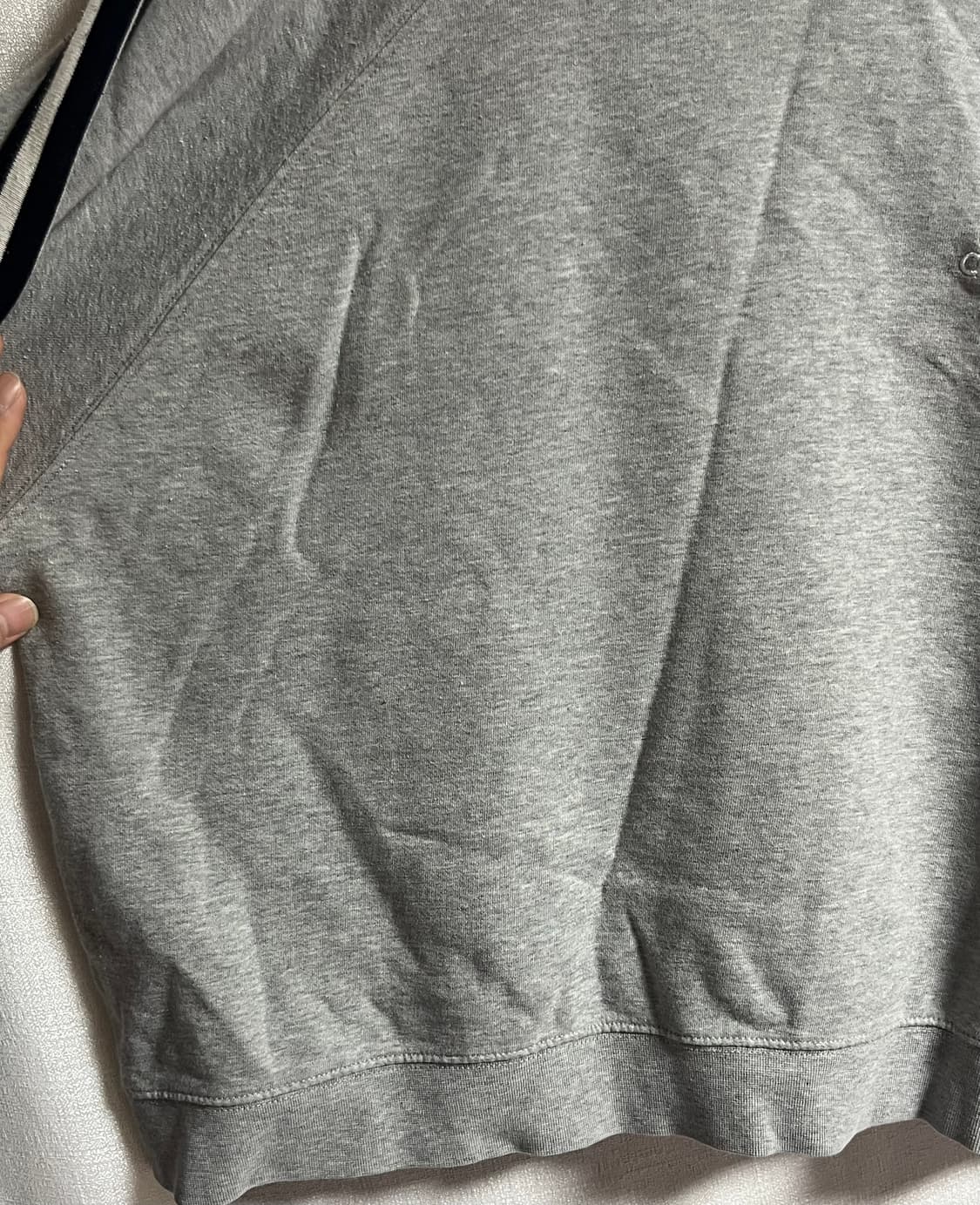 공용 아디다스 크롭 후드티셔츠 L 상품이미지3